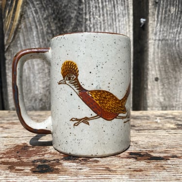 Road Runner Mug -- Vintage Desert Mug -- Vintage Mug -- Roadrunner Mug -- Desert Mug -- Coffee Mug -- Vintage Bird Mug -- Bird Mug 