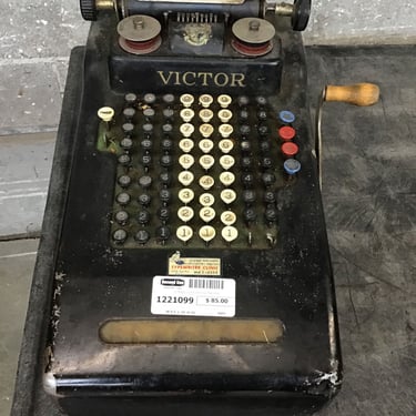 Vintage Victor Adding Machine (Seattle)