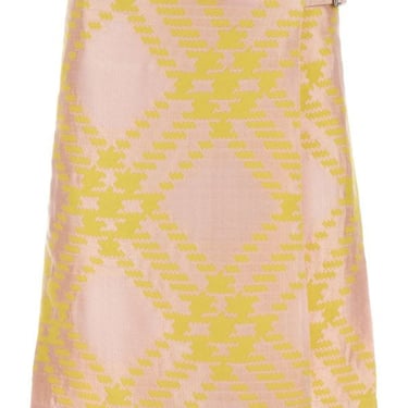 Burberry Woman Embroidered Cotton Blend Skirt