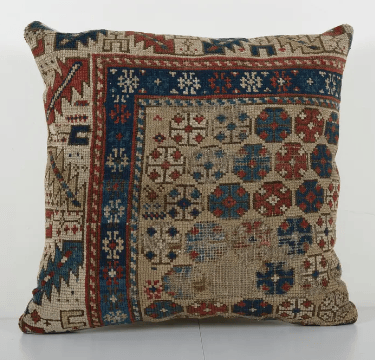 Vintage Geometric Kilim Pillow Cases Made from A Boho Anatolia 16" x 16"