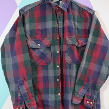 Vintage Plaid Flannel Button Down Shirt by Omari Wilderness