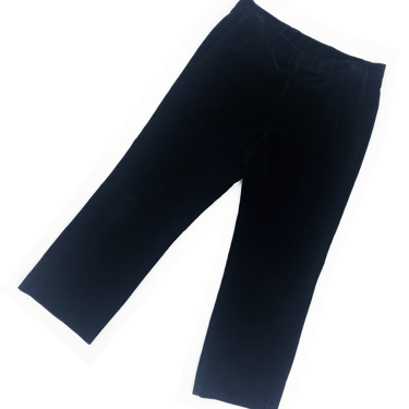 Vivienne Westwood MAN F/W 2002 black velvet pants