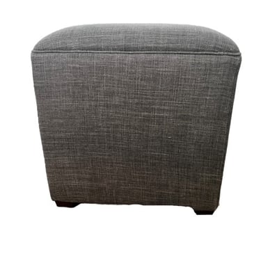 CR Laine Masquerade Upholstered Celadon Square Ottoman AT257-3