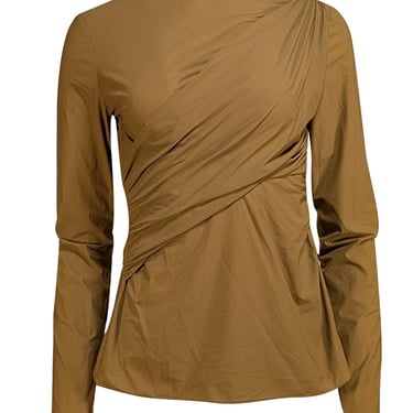 Sies Marjan - Olive Green Mockneck Blouse Sz 6