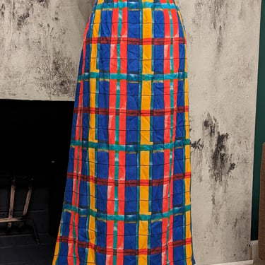Multicolor Plaid Vintage Skirt 