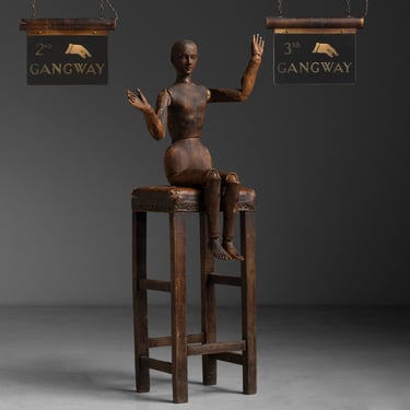 Gangway Signs / Artist Model / Bar Stool