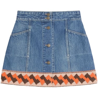 Valentino Women Denim Mini Skirt