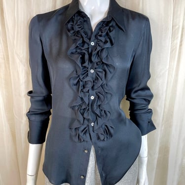 1990's Ralph Lauren Tuxedo Blouse