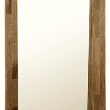 Large Reclaimed Wood Floor Mirror from Terra Nova Designs Los Angeles 