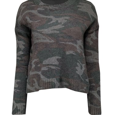 Rails - Green Camo Wool Sweater Sz M