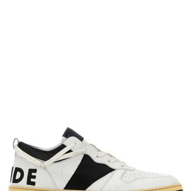 Rhude Man Two-Tone Leather Rhecess Sneakers