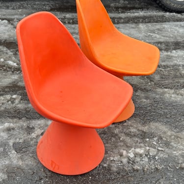 101484831 - Orange Space Age Chair - Hollen - RELAX - FURNITURE