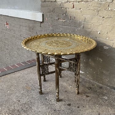 Brass Tray on Stand