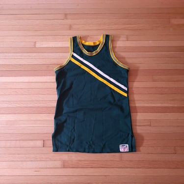 Vintage 1970's Powers Green Bay Packers Style Sleeveless Jersey / XS to S / 