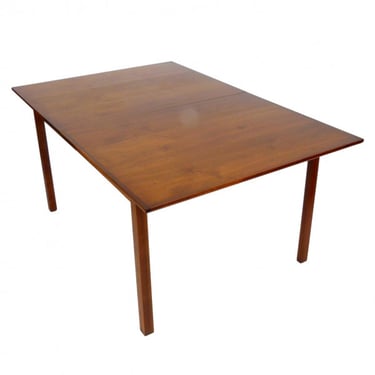 1960s Walnut Dining Table With Leaves