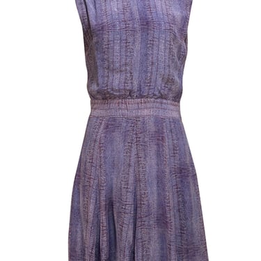See by Chloe - Purple & Blue Snakeskin Print Mini Dress Sz 6u