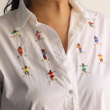 Embroidered Buttondown