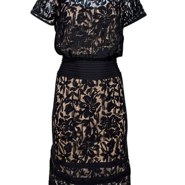 Vintage 90s Tadashi Shoji XS Black Velvet Striped | Janet + Jane Vintage -  Atlanta, GA | ATTIC
