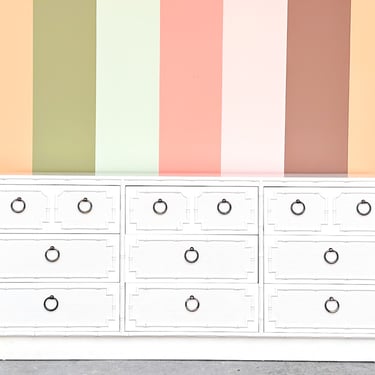 Palm Beach Style Faux Bamboo Dresser