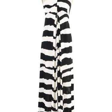 Gianfranco Ferre Striped Halter Dress
