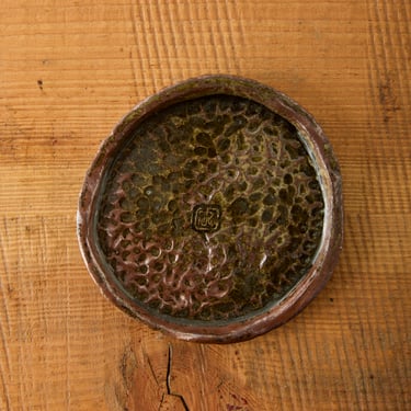 Yuriko Bullock Wood-Fired Plate #7, Lotus Pod