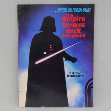 Star Wars The Empire Strikes Back Storybook (1980) - Full-Color Photographs - Vintage Sci-Fi Movie Book 