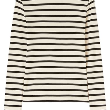 Jil Sander Women Striped Cotton T-Shirt