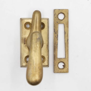 Vintage Brushed Brass Window Casement Latch