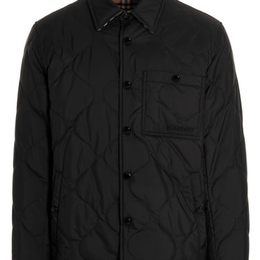 Burberry Men Reversible Quilted Overshirt