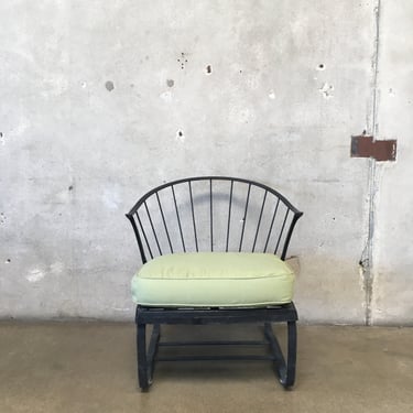 Vintage Bistro Cushioned Patio Chair