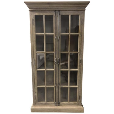 #1290 Restoration Hardware French Casement Double-Door Cabinet