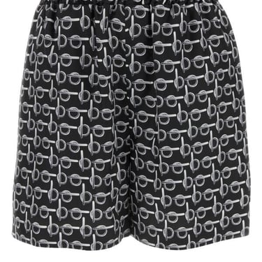 Burberry Women Printed Silk Shorts