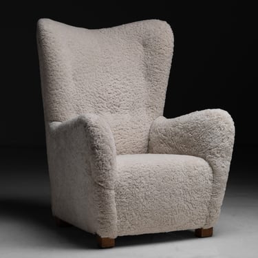 Shearling Chair by Fritz Hansen