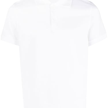 Saint Laurent Men Monogram Cotton Piqué Polo Shirt