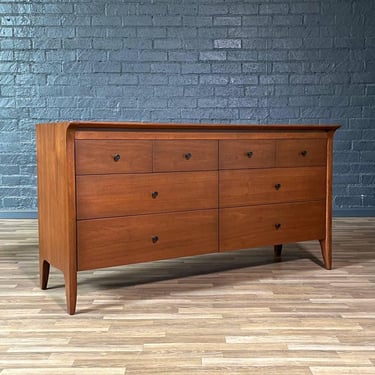 Mid-Century Modern “Profile” Walnut Dresser by John Van Koert for Drexel, c.1950’s 