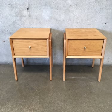 Pair of Blueground Nightstands/Accent Side Tables