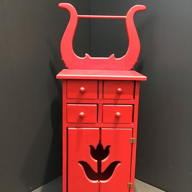 Little Red Tulip Side Table (Seattle)