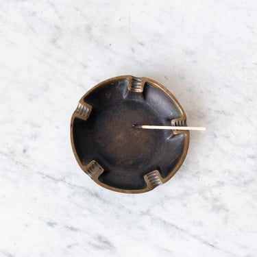 Cast Bronze Ashtray