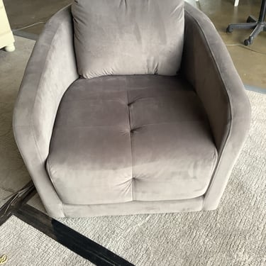 Modern Gray Swivel Chair