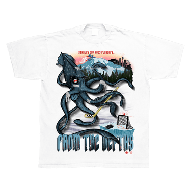 TBNW x Break Bread &quot;From the Depths&quot; 2023 Playoffs White T-Shirt