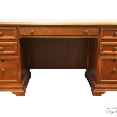 HAMMARY FURNITURE Bookmatched Cherry Contemporary Traditional Transitional 62" Office Writing Desk 