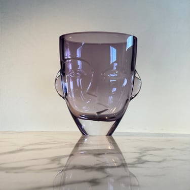 Signed glass vase “Ramses” by Martti Rytkönen for Orrefors 2005, Limited Edition 