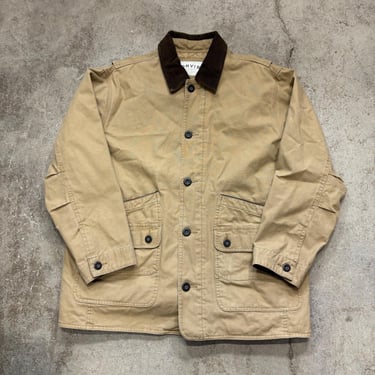 Orvis Tan Cotton Canvas Hunting Chore Coat Men’s XL 