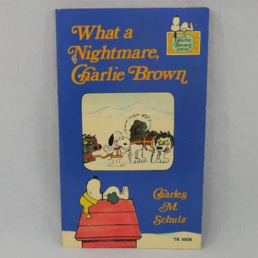 What a Nightmare, Charlie Brown (1978) by Charles Schulz - Vintage Peanuts TV Special Cartoon Comic Strip Book 