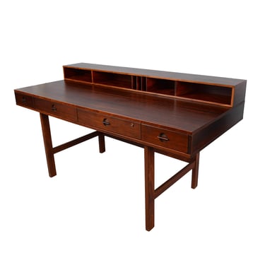 Lovig Rosewood Desk Danish Modern Peter Lovig Nielsen Dansk 