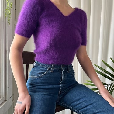 80s Fluffy Angora Sweater