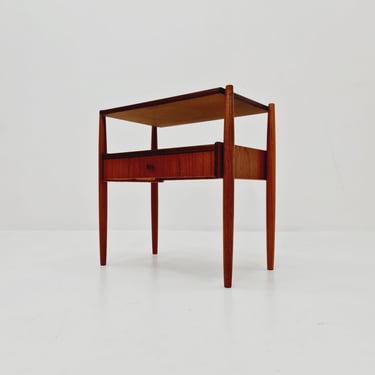 Danish Midcentury teak side tables/Bedside tables, 1960s 