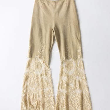 Vintage Valentino Suede Pants