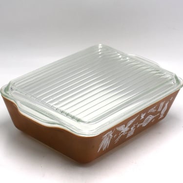 vintage Pyrex Early American Casserole 1.5 quart #503 