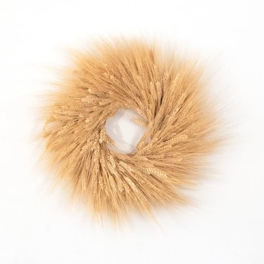 ANDL 18&quot; Dried Wheat Wreath (Curbside &amp; in-store pick up)